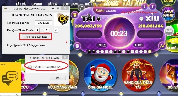 Go.win - Tool hack tài xỉu cực chất